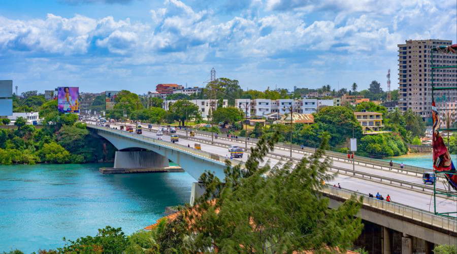 Die beliebtesten Mietwagenangebote am Flughafen Mombasa